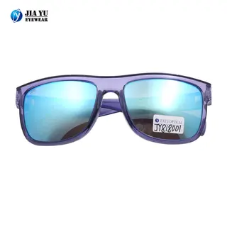 2020 Hot Sale Plastic With Logo Mirror Transparent Frame Clear Sunglasses